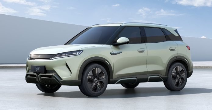 BYD Yuan UP revealed in official images as it enters China in March