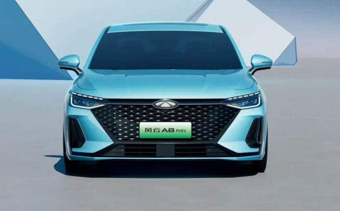 Chery Fengyun A8 PHEV official pics revealed in China, has 1,400 km range