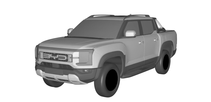BYD pickup truck patent pictures leak, to launch by the end of the year