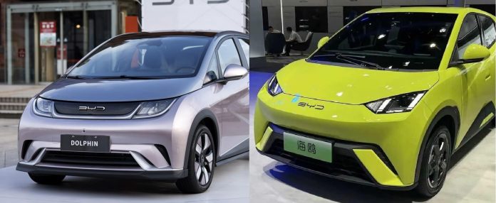 BYD sold 367,419 Dolphin hatchbacks in 2023, up 79%. Seagull sold 280,217, Leopard 5 5,712 units