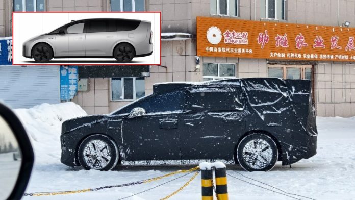Li Auto’s new electric SUV undergoes winter tests. Possible name: M9