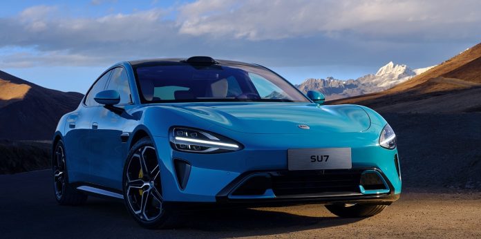 Xiaomi unveiled its first car Xiaomi SU7 with 800 km range and 2.78s 0-100km/h acceleration