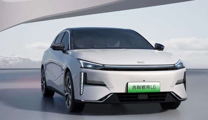 Geely Galaxy L6 PHEV sedan launched in China, 1,370 km range, price starts at 15,900 USD