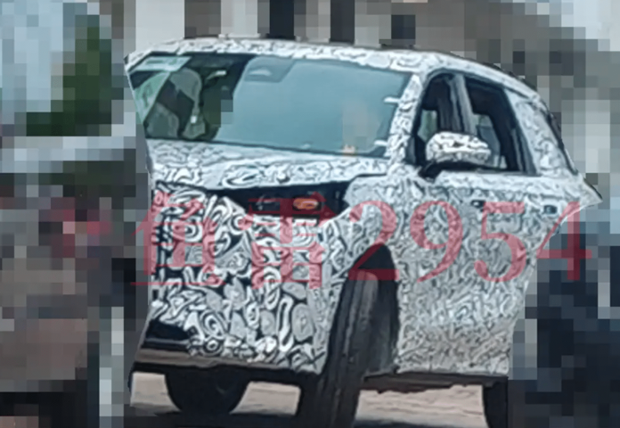 The upcoming Chery SUV spotted during road tests, production in April next year