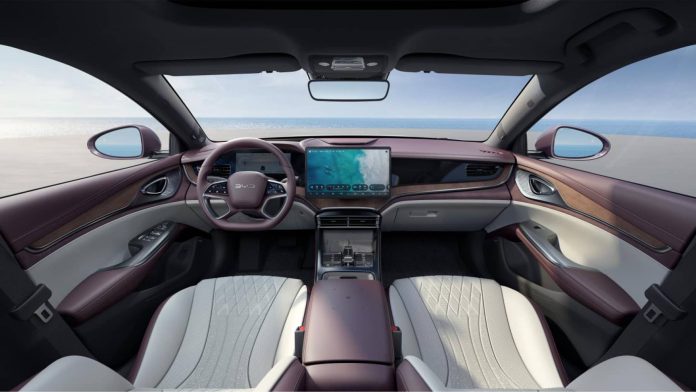 BYD Seal DM-i interior unveiled in China with 15.6-inch screen and lots of space