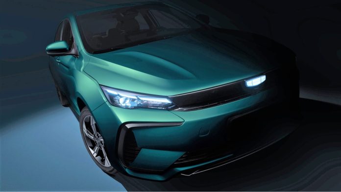 Geely teases new Emgrand L Hi-P Champion Edition PHEV sedan