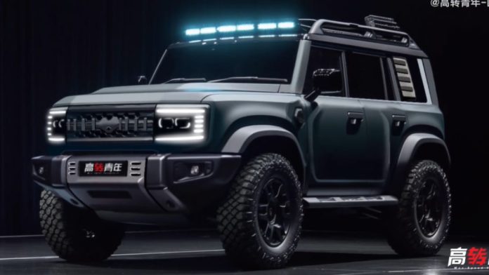 BYD FangChengBao SF fan render images and first interior spy shots revealed. G-Class rival?