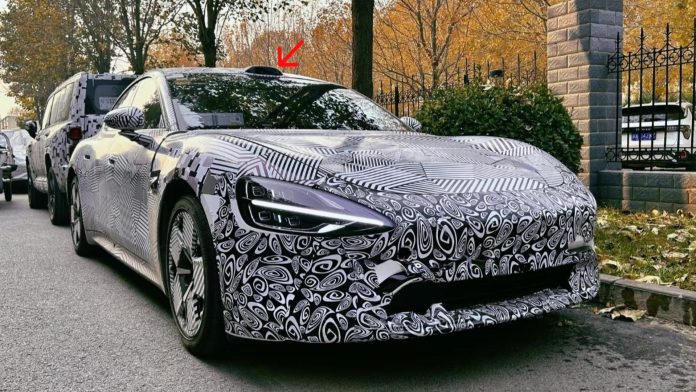 Xiaomi SU7 EV sedan spotted in China. Interior exposed