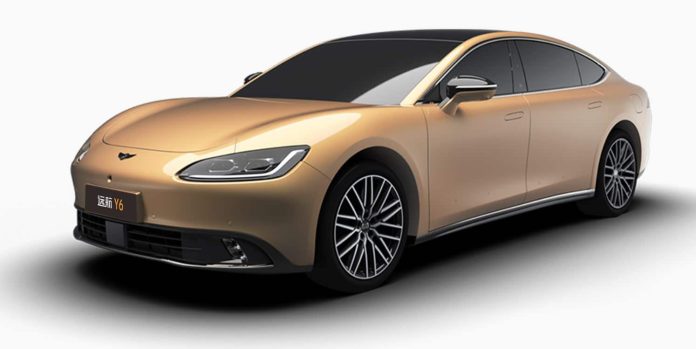 Dayun Yuanhang Y6 is an all-electric sedan with 1,020 km range, will roll off production line on Nov 8
