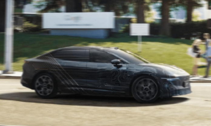 Chinese electric carmaker’s answer to Tesla Model 3 spotted during road test