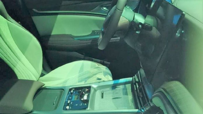 BYD Chaser 07 interior exposed in China with a large screen
