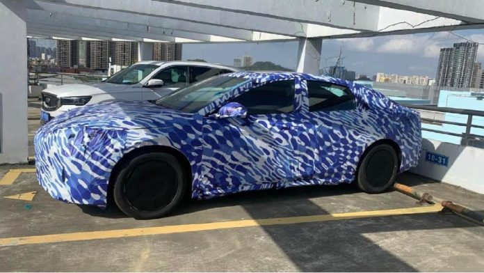 BYD Destroyer 07 sedan spied in China. It is based on the BYD Han