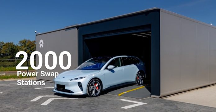 Nio built 2,000 battery swap stations globally, leaving Geely, CATL, and GAC far behind