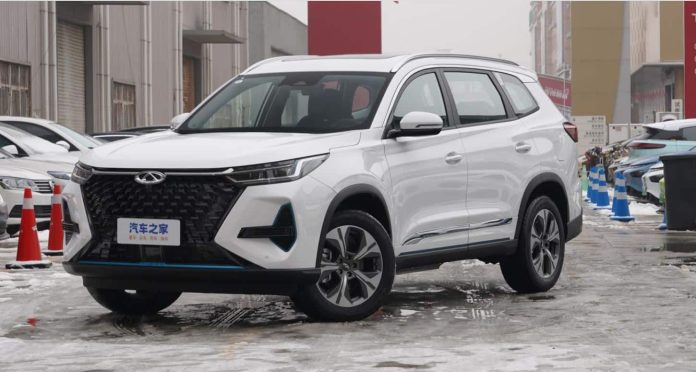 Chery Tiggo 8 Pro DP-i PHEV SUV Arrived At Dealer In China