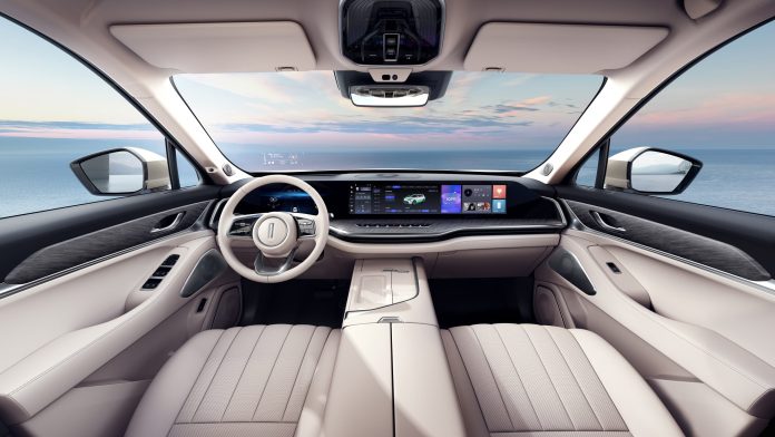 Wey Lanshan DHT-PHEV interior unveiled in China with a huge screen