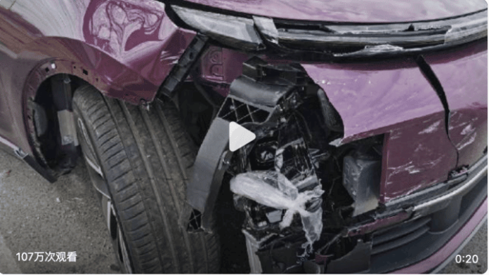Li L9 user claimed driving assistance system failed, resulting in an accident
