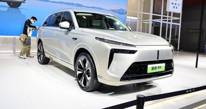 Wey Lanshan DHT-PHEV Unveiled At The 2022 Guangzhou Auto Show In China