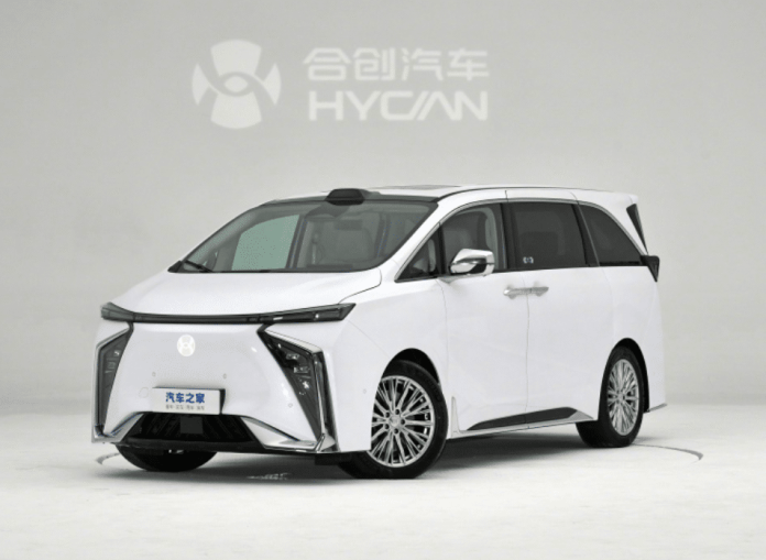 Hycan first electric MPV to enter market on October 13, now in presale for 45,000 USD