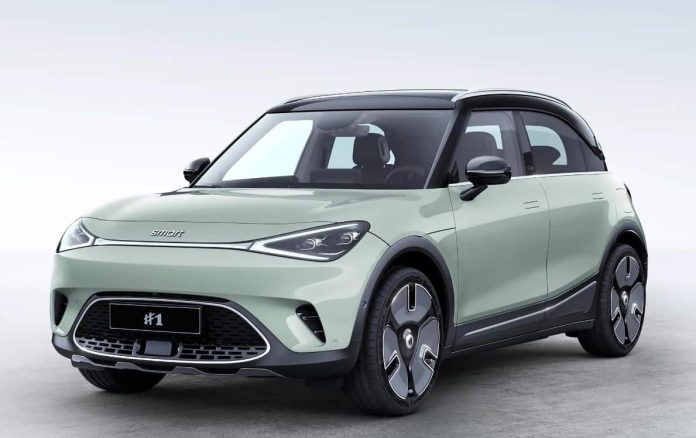 2024 Smart #1 all-electric SUV launched in China, 535 km and 560 km ranges, price starts at 27,800 USD