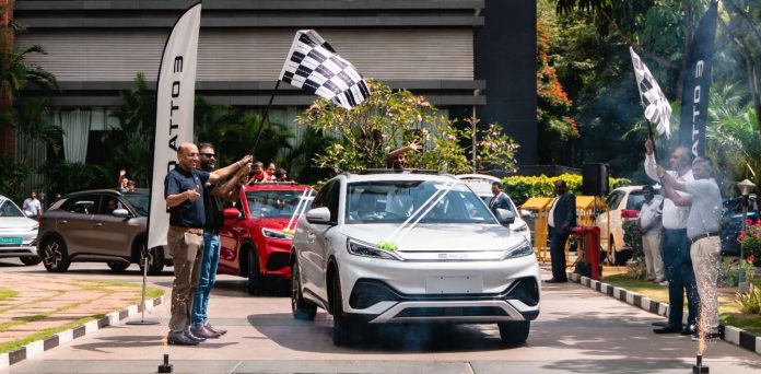 BYD delivered 200 Atto 3 in India in a single day