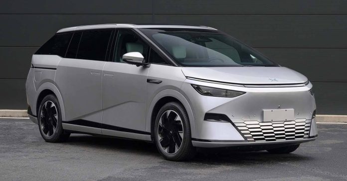 Xpeng X9 electric minivan unveiled without camo, with 500 horsepower