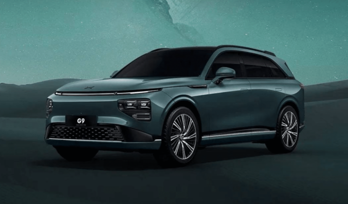 New Xpeng G9 official photos revealed, display cars already in the stores