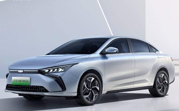 2024 Geely Geometry G6 all-electric sedan offers 500 km and 410 km ranges, will launch in mid-September