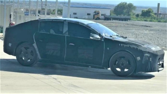 Alps EV sedan from Nio spied in China during road tests. To hit the market in 2024