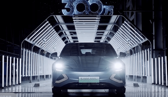 BYD production to soon pass 5 million cars mark, manufacturer reveals
