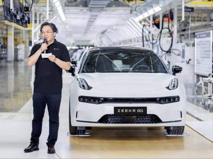 Geely’s Zeekr 001 for Europe rolled off production line in China, price starts at 59,490 euros