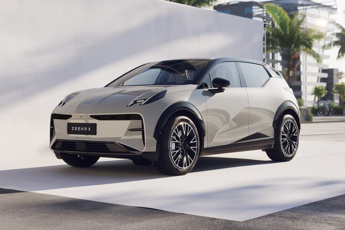 The first mass-produced car of Zeekr X officially rolled off, starting at 26,600 USD