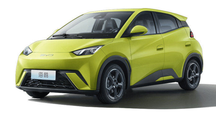 BYD Seagull sells 14,300 units in the first month after delivery