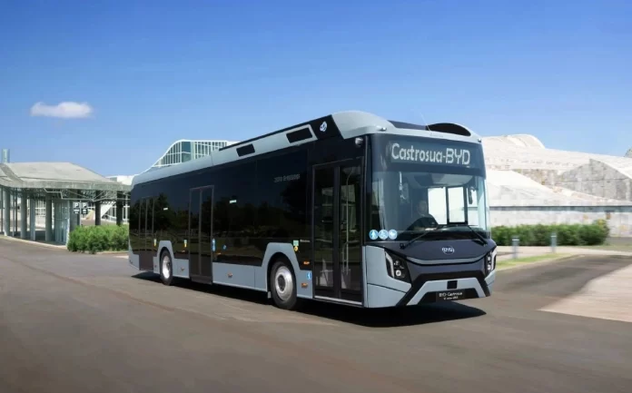 BYD collaborates with Spanish bus manufacturer Castrosua to launch customized pure electric buses