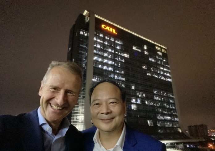 Herbert Diess met with CATL founder Robin Zeng in China