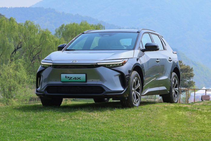 Toyota sold 4,794 bZ4X EVs in China in Q1 2023