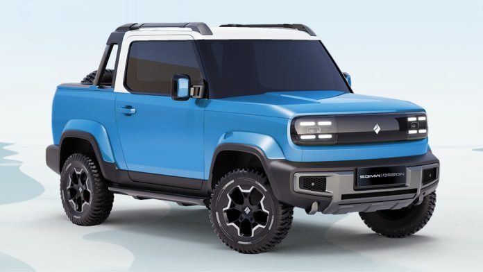 GM-SAIC-Wuling made Baojun Yep will have a pickup truck version