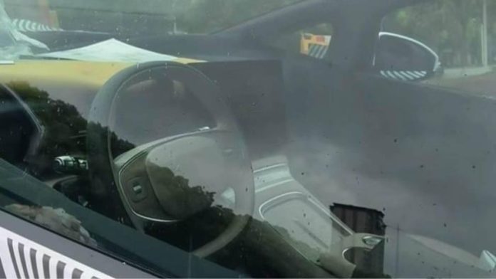 Interior of the Xpeng H93 MPV spied in China for the first time