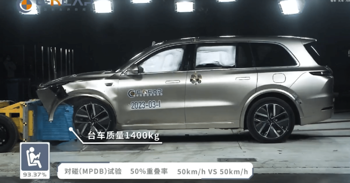 Li Auto L9 scores five stars in C-NCAP crash test