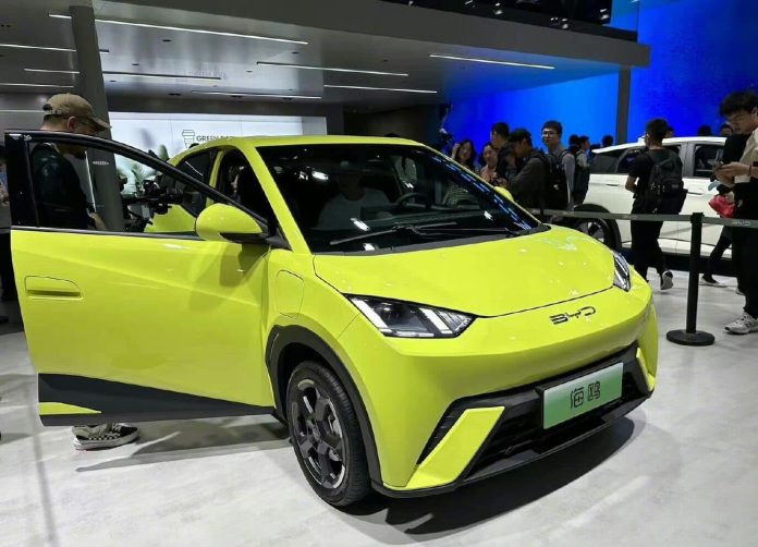 BYD Seagull launched, starting at 11,400 USD