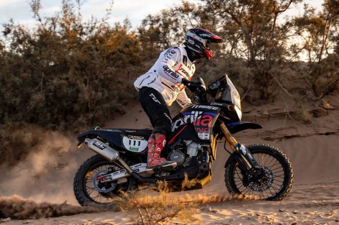 Africa Race 2024: Aprilia Tuareg in the lead of Africa Race