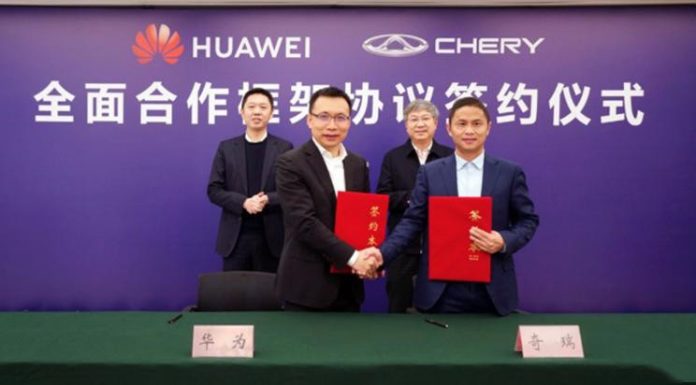 Chery and Huawei signed Comprehensive cooperation agreement for smart car solution
