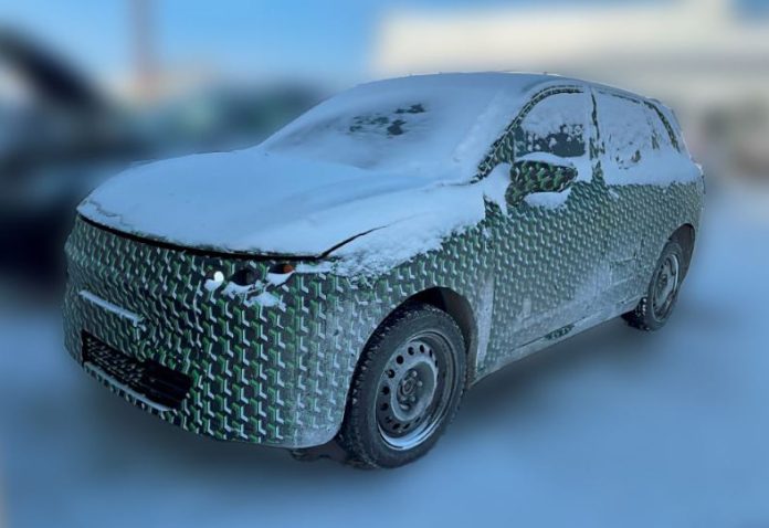 Interior of Stellantis-backed Leapmotor A12 spied