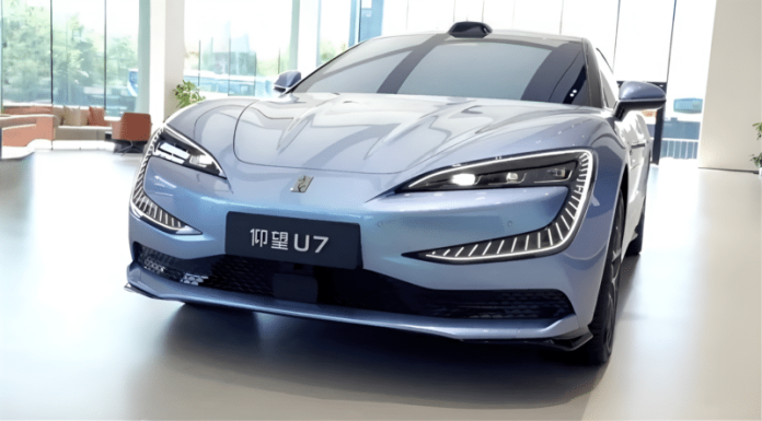 BYD’s Yangwang U7 arrives at showroom ahead of launch in China