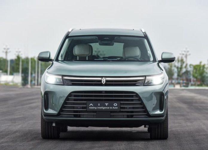 AITO Wenjie M7 official images: 5 meters long, equipped with Huawei motor range extension system