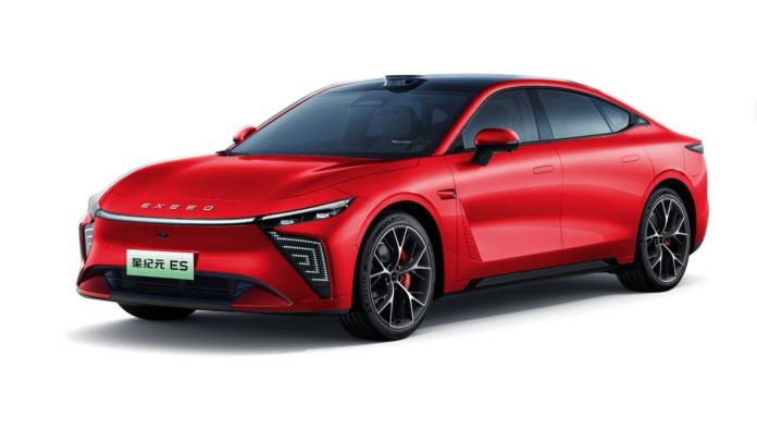 2025 Exeed Exlantix ES all-electric sedan pre-sale starts at 27,500 USD