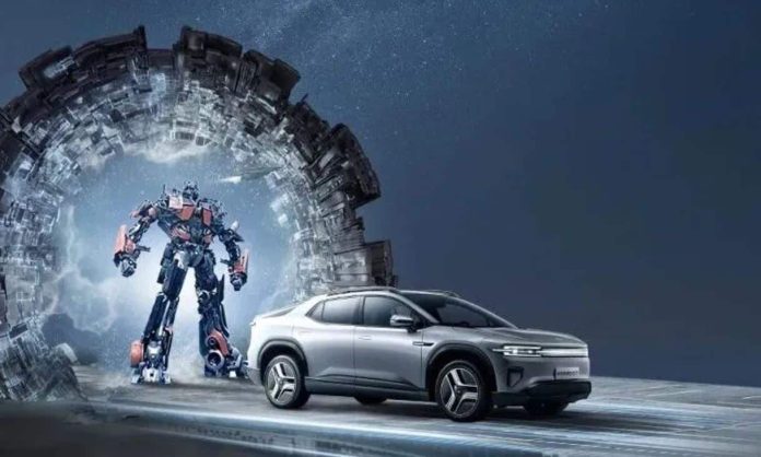 Changan Nevo E07 electric SUV rolled off production line in China