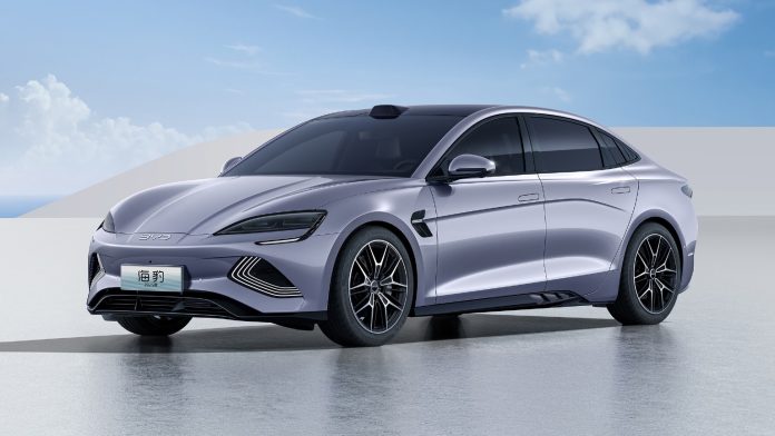New BYD Seal EV revealed with LiDAR in official images