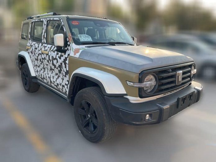 GWM Tank 300 facelift spied in China -changes are mainly to the interior