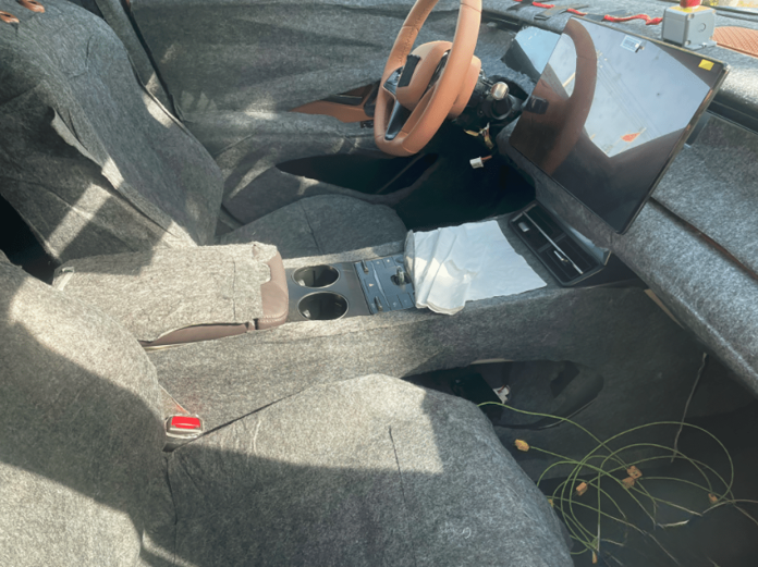 BYD Han L interior spotted as sedan gets ready to unveil later this year