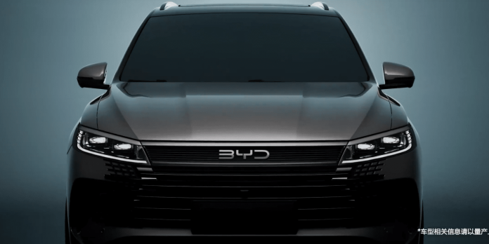 BYD Sea Lion 05 DM-i teased ahead of the launch of the new PHEV SUV